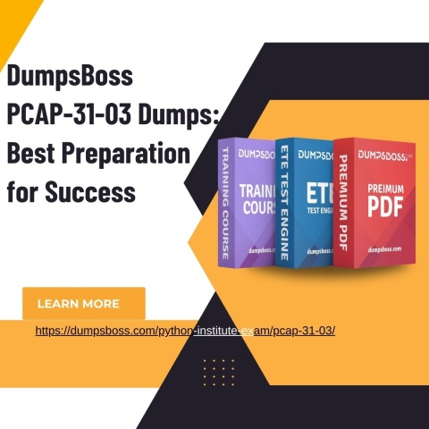 DumpsBoss: Premium PCAP-31-03 Dumps PDF for Better Results