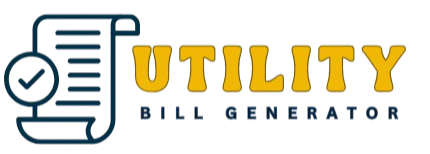 Utility Bill Generator