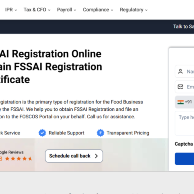 FSSAI Registration with Setindiabiz